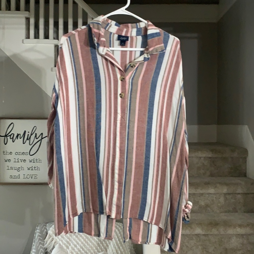 Multicolor Day trip long sleeve casual